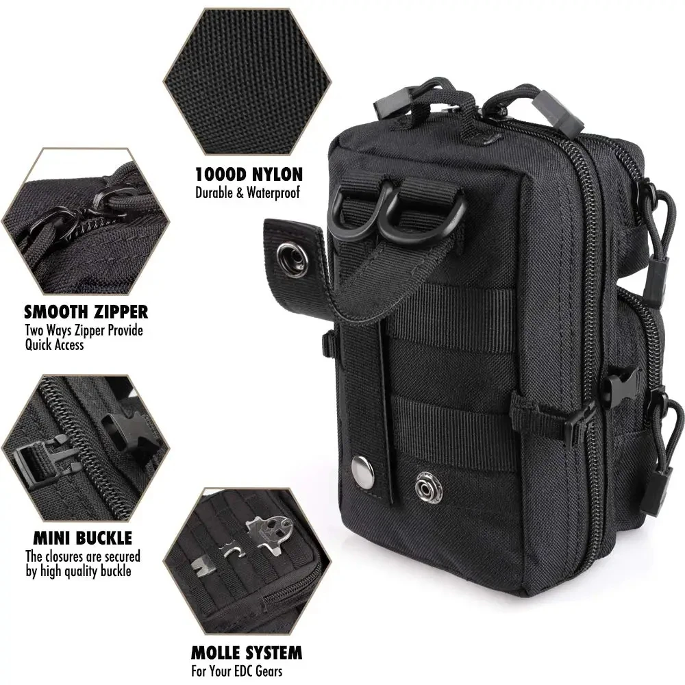 Outdoor Hunting Gear Storage - Mini pochette utilitaire Molle, petite pochette