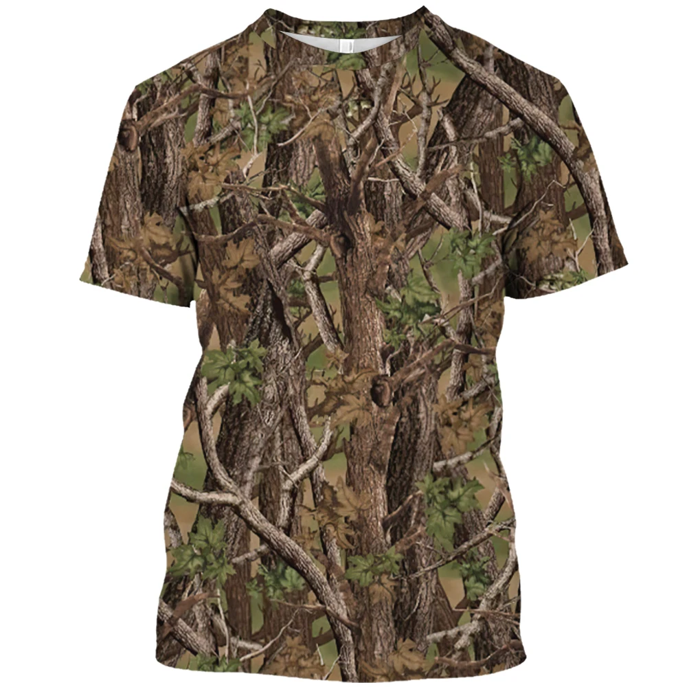 Hunting And Camping In Jungle - Été Jungle Camo Pretender T-shirts chasse