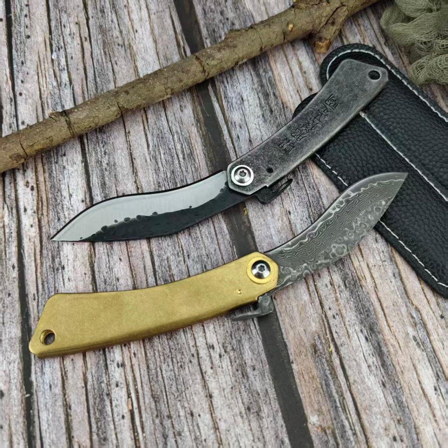 Hunting And Camping In Jungle - Couteau pliant de chasse Higonokami de