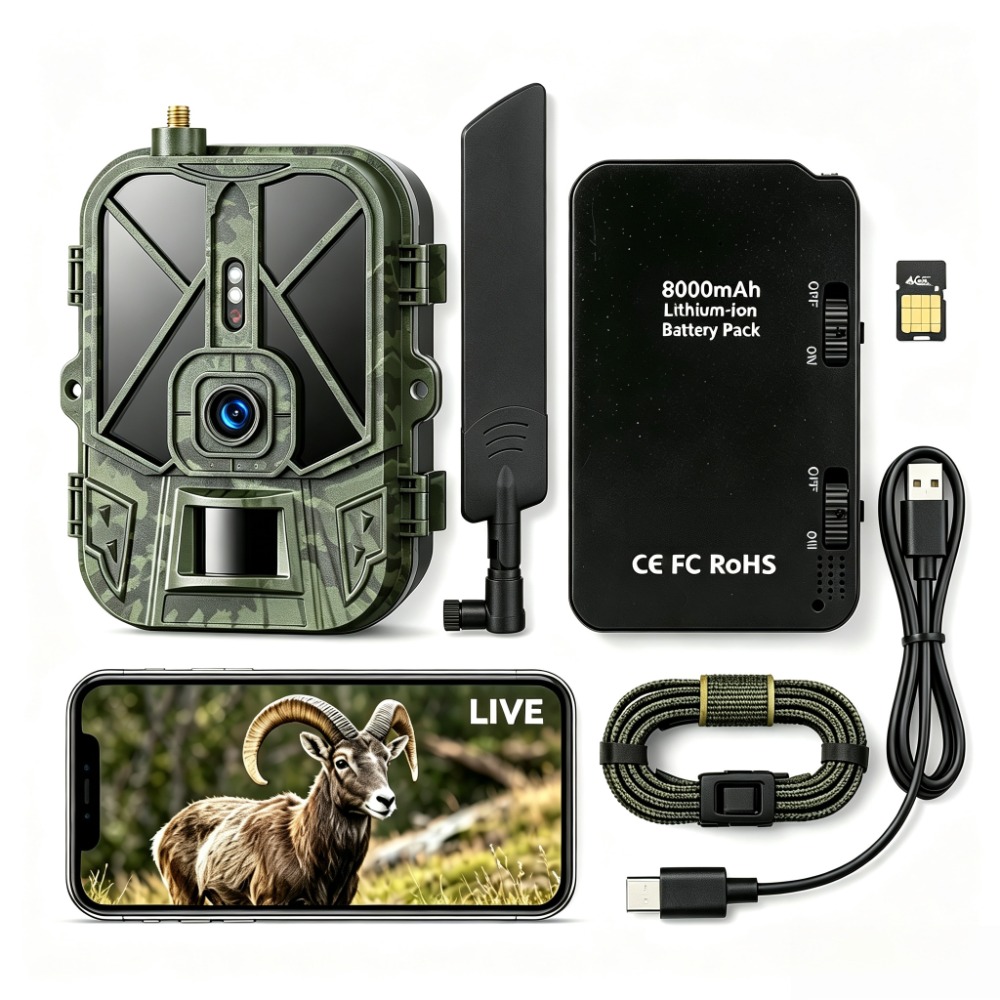 Caméra de chasse 4G 120MP 4K p - Hunting And Outdoor Shows avis et prix