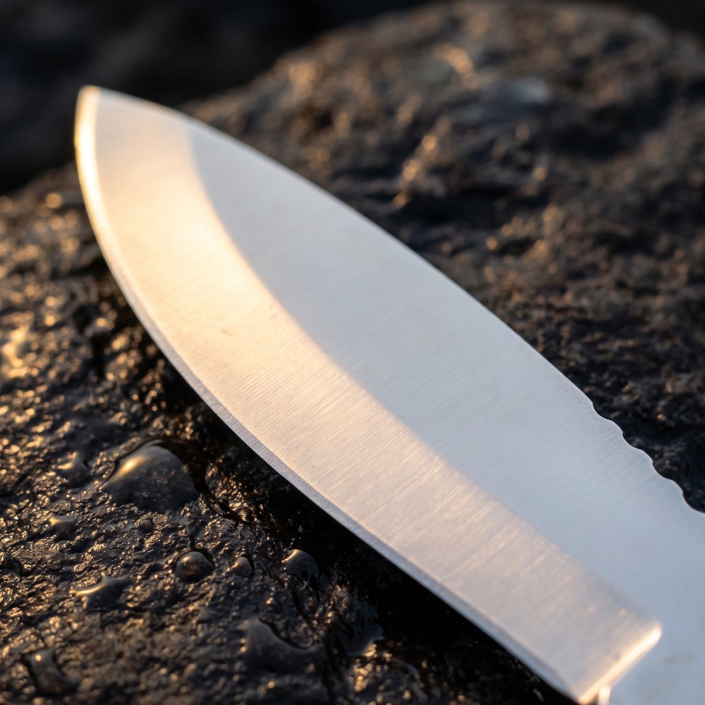 Couteau de chasse à lame fixe  - Hunting And Camping In Jungle avis et prix